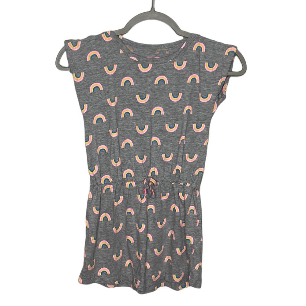 Cotton On Kids Girls Rainbow Print Dress Size 8